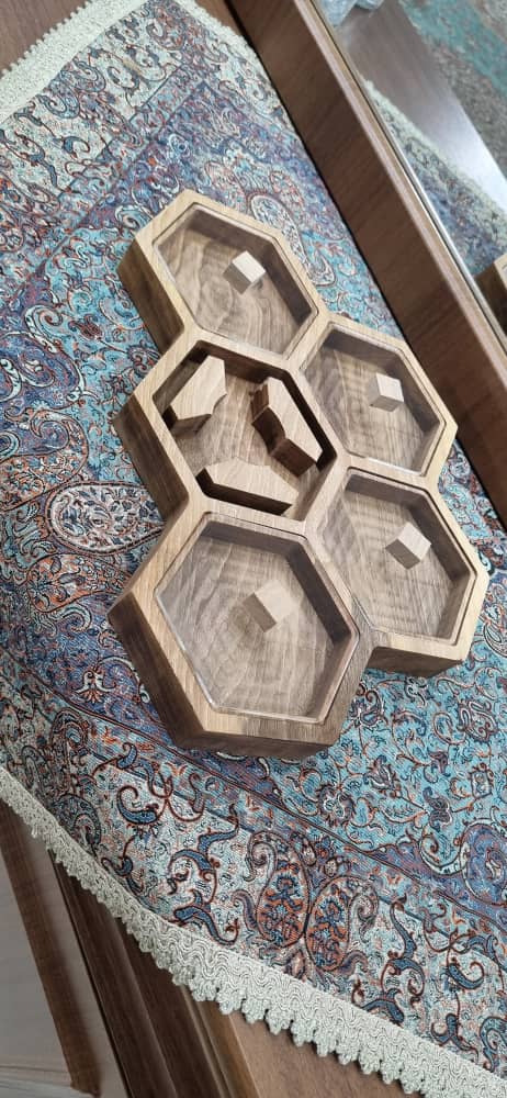 ظروف مزه چوب گردو