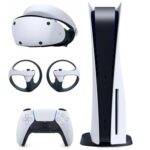 مجموعه کنسول بازی سونی مدل PlayStation 5 Drive ظرفیت 528 گیگابایت به همراه هدست واقعیت مجازی vr2